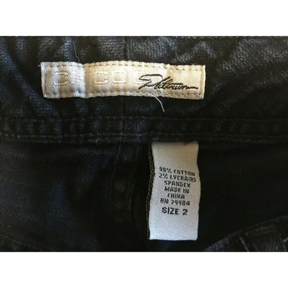 Chico's Platinum Women Jeans Capri Cuff Size2(12) Dark Wash Straight Leg Stretch - Picture 5 of 8